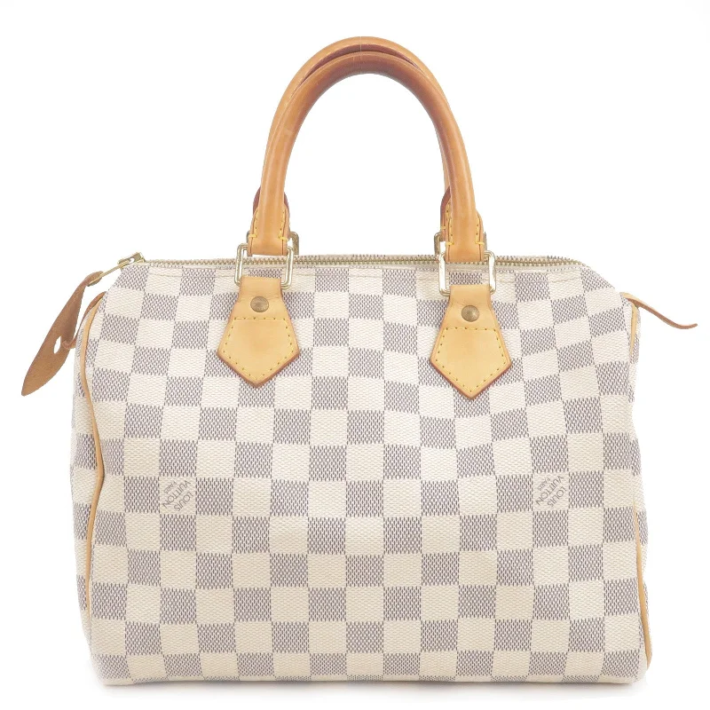 Louis Vuitton Damier Azur Speedy 25 Boston Hand Bag N41534