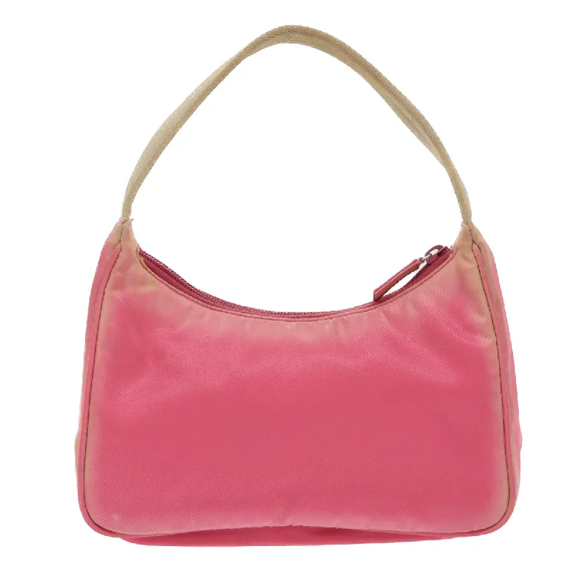 PRADA Accessory Pouch Nylon Pink  50399