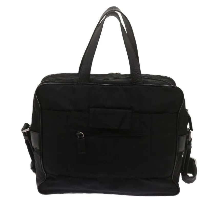 PRADA Briefcase Nylon 2way Black  ki4282