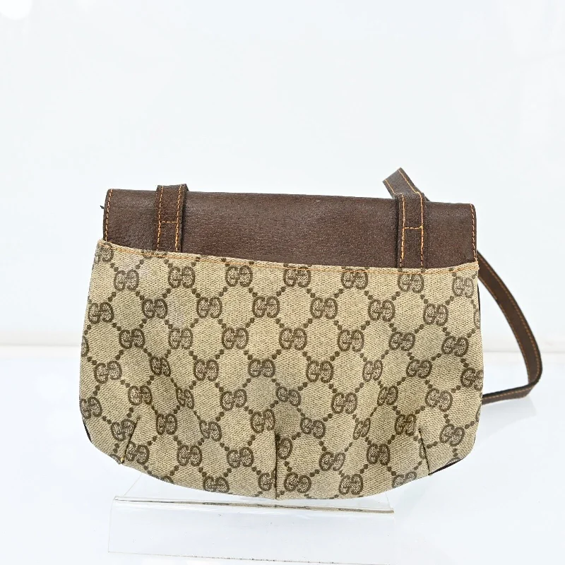 Gucci Gg Pattern Shoulder Bag Pvc