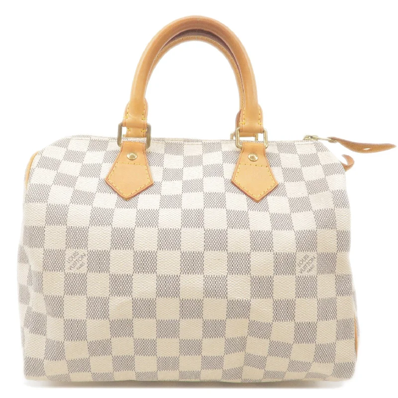 Louis Vuitton Damier Azur Speedy 25 Boston Bag Hand Bag N41534