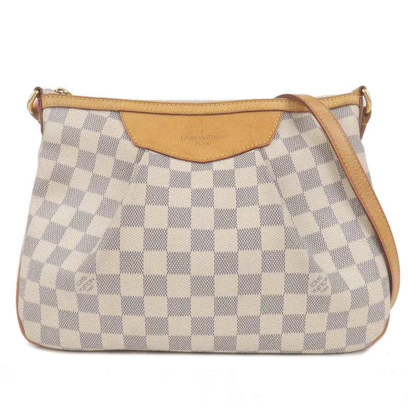 Louis Vuitton Damier Azur Siracusa PM Shoulder Bag N41113