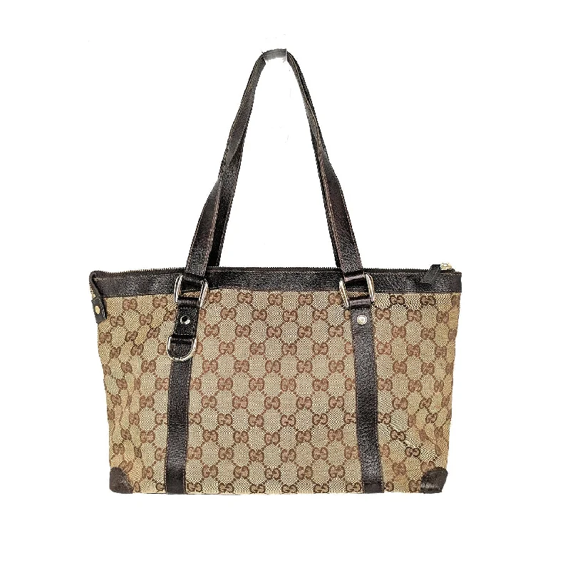 Gucci Medium GG Supreme Canvas Abbey Tote