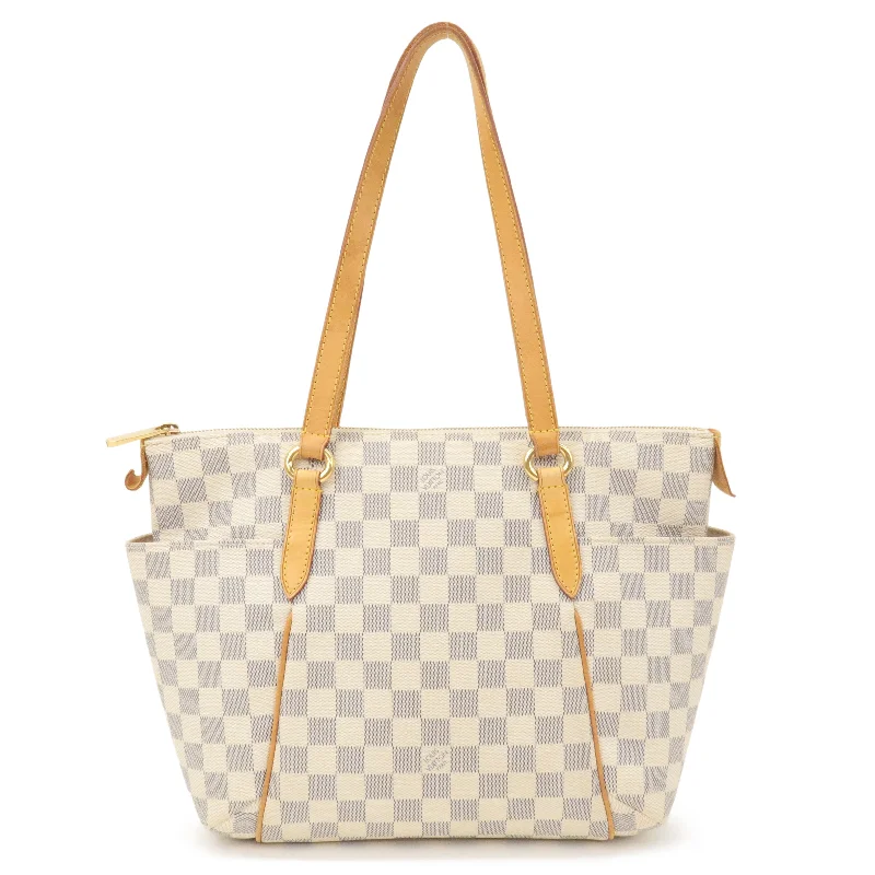 Louis Vuitton Damier Azur Totally PM Tote Bag Hand Bag N51261