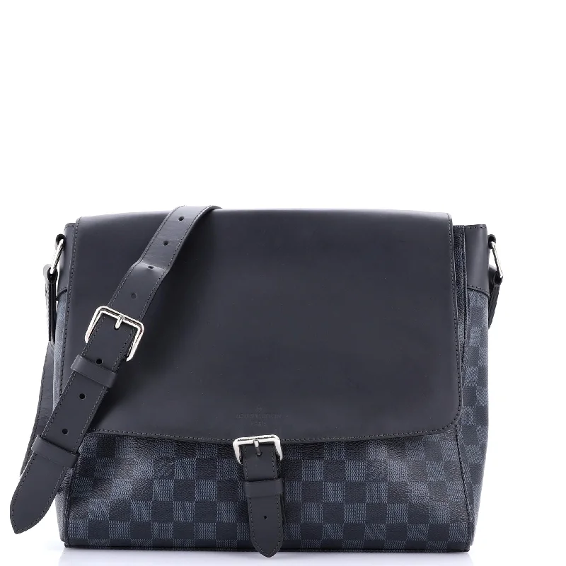 Newport Messenger Damier Cobalt MM