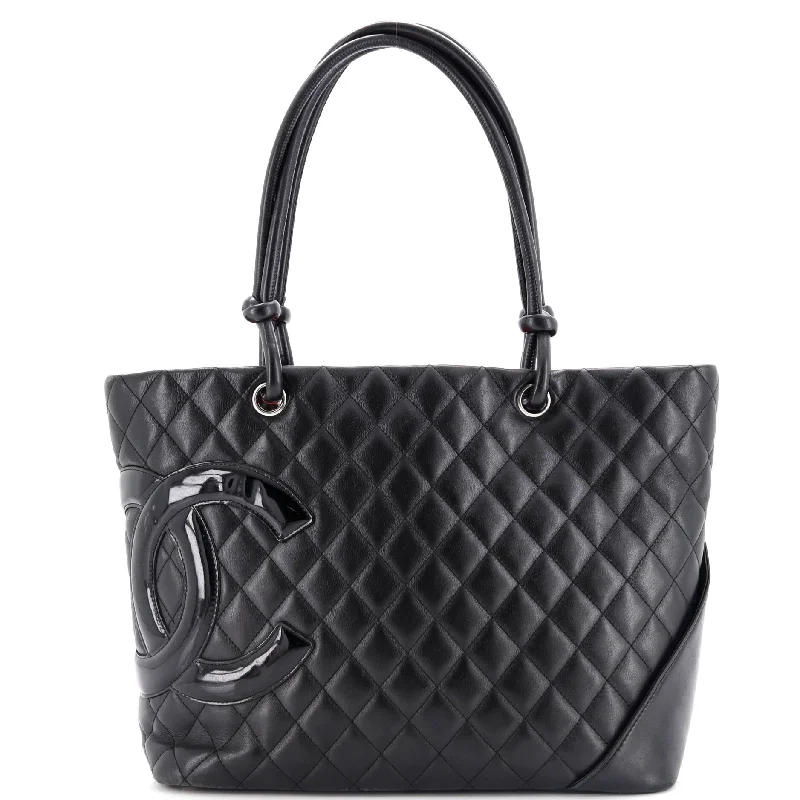 Cambon Tote Quilted Leather Large