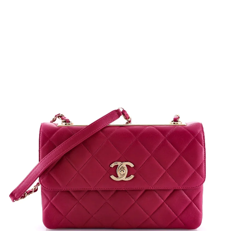 Trendy CC Flap Bag Quilted Lambskin Medium