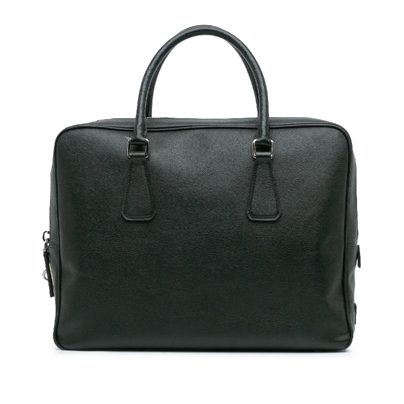 Black Prada Saffiano Business Bag