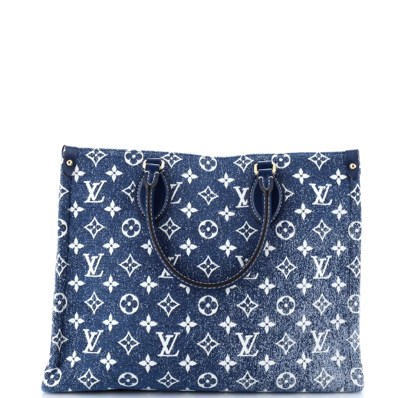 OnTheGo Tote Monogram Jacquard Denim MM