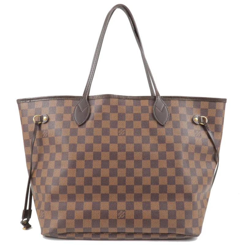 Louis Vuitton Damier Ebene Neverfull MM Tote Bag Hand Bag N51105