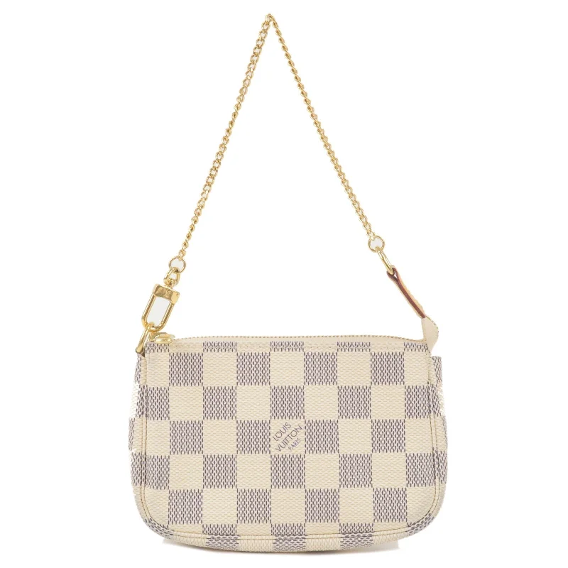 Louis Vuitton Damier Azur Mini Pochette Accessoires Pouch N58010