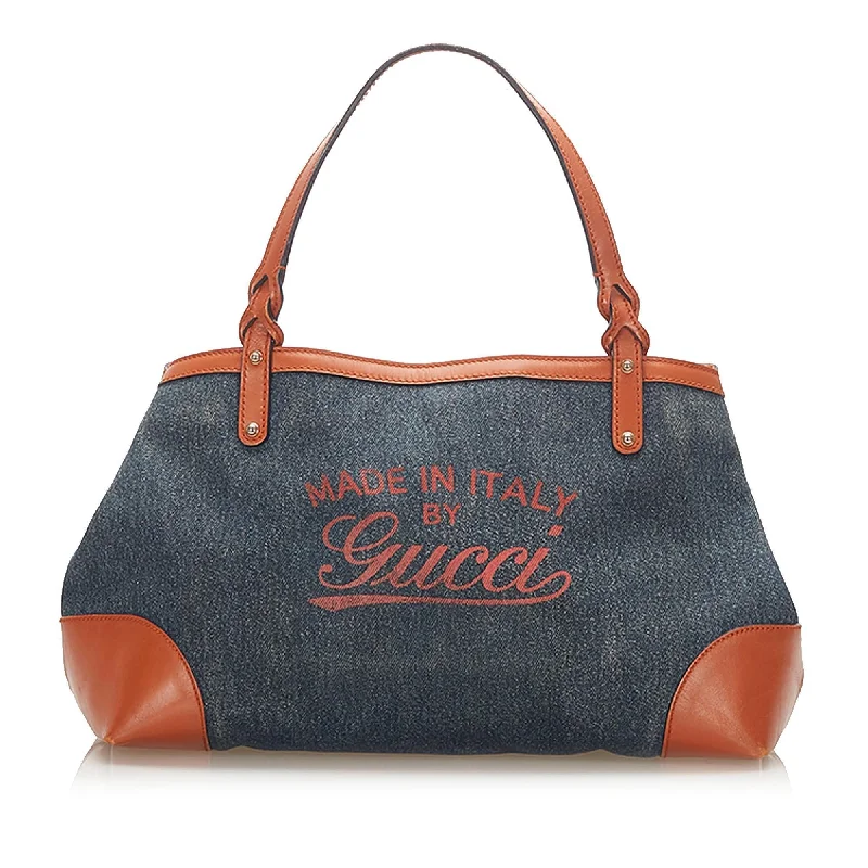 Gucci Craft Denim Tote Bag (SHG-17570)