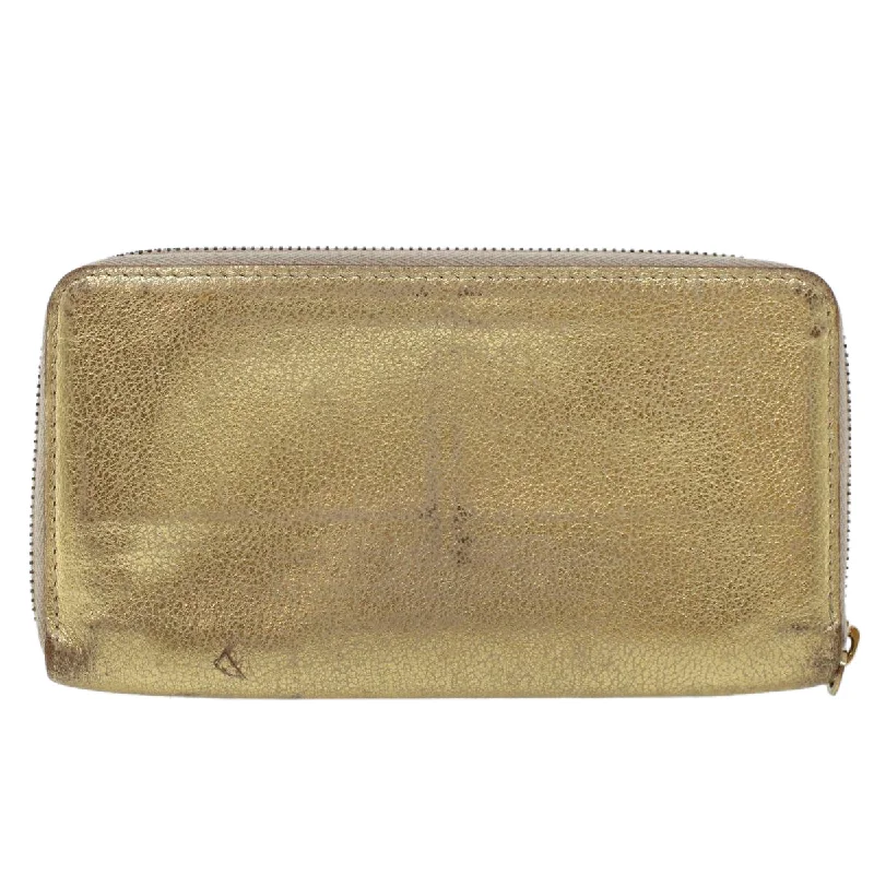 Louis Vuitton Zippy Wallet Long Wallet Suhari Gold M95569 LV Auth 45569