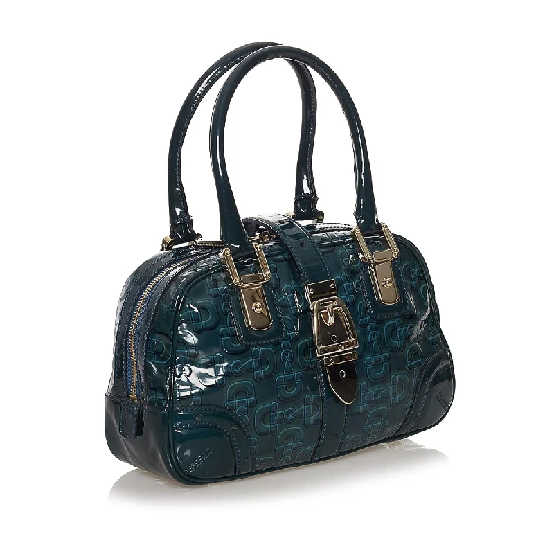 Gucci Horsebit Patent Leather Handbag (SHG-Y5Im6s)