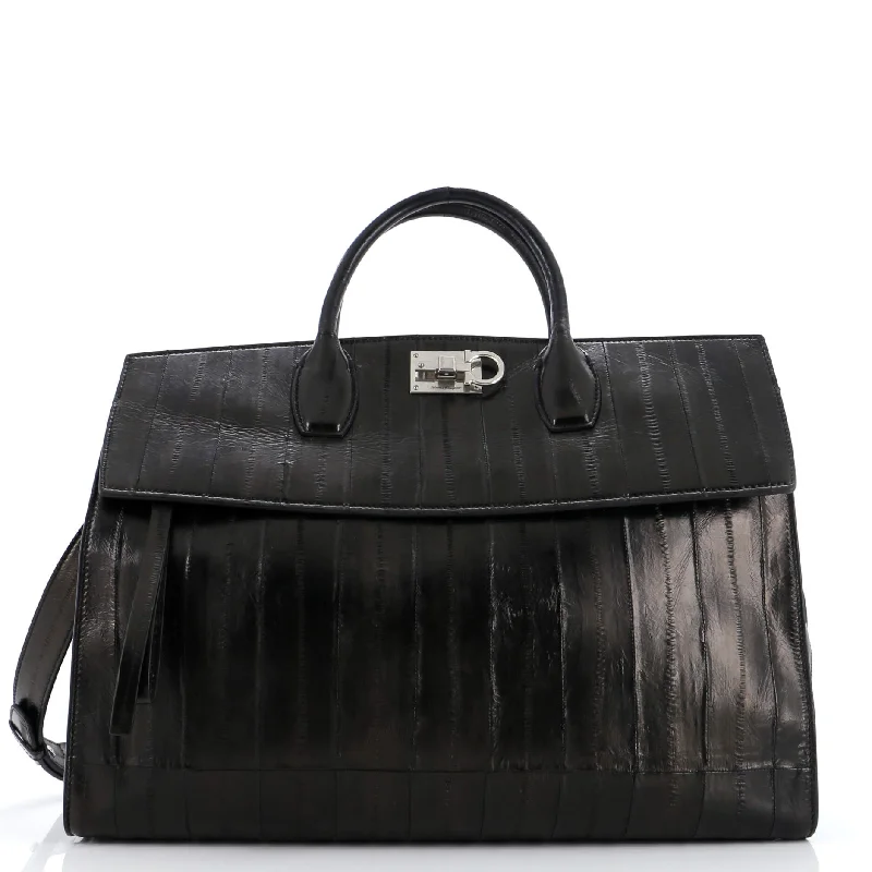 Studio Satchel Eel Skin Large