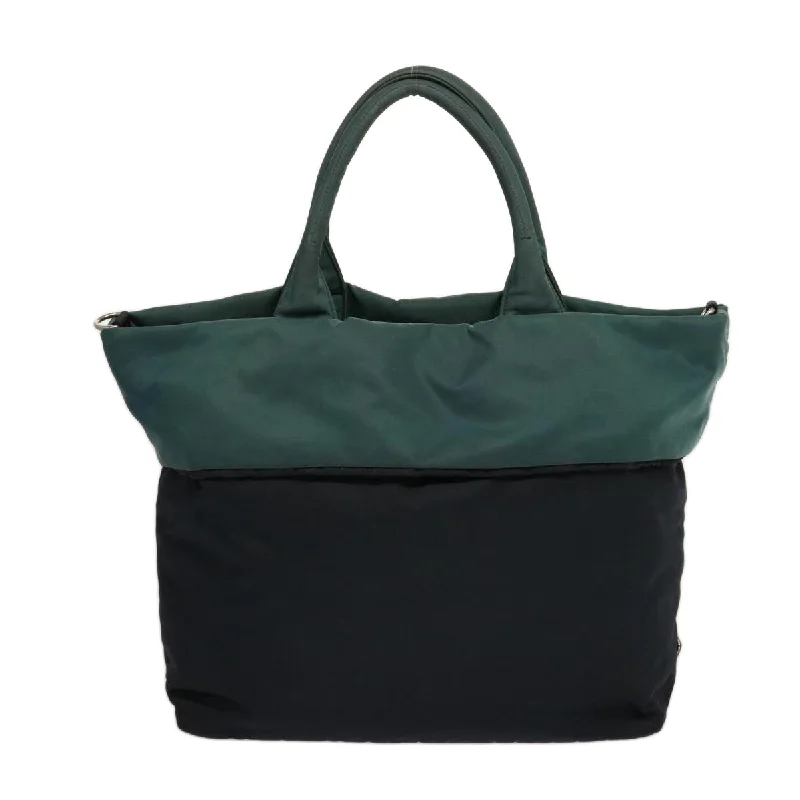 PRADA Tote Bag Nylon 2way Green  bs14422