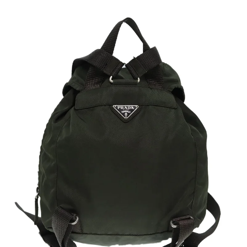 PRADA Backpack Nylon Khaki  bs17144