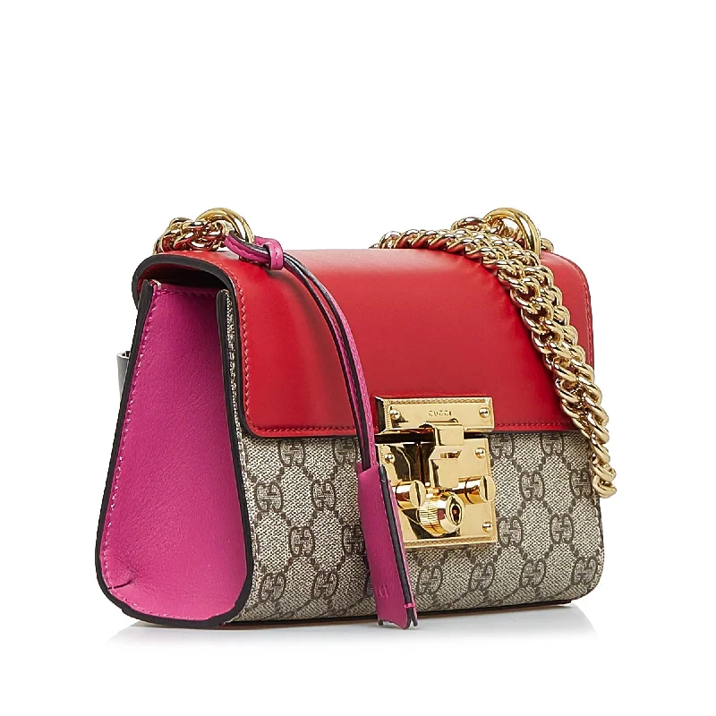 Gucci GG Supreme Padlock Shoulder Bag (SHG-vUf0Tt)