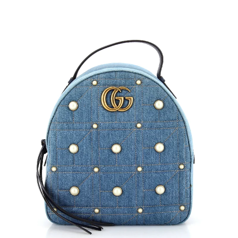 Gucci Pearly Gg Marmont Backpack