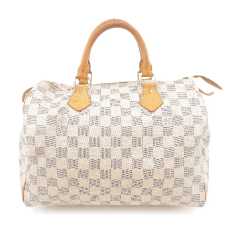 Louis Vuitton Damier Azur Speedy 30 Boston Hand Bag N41533