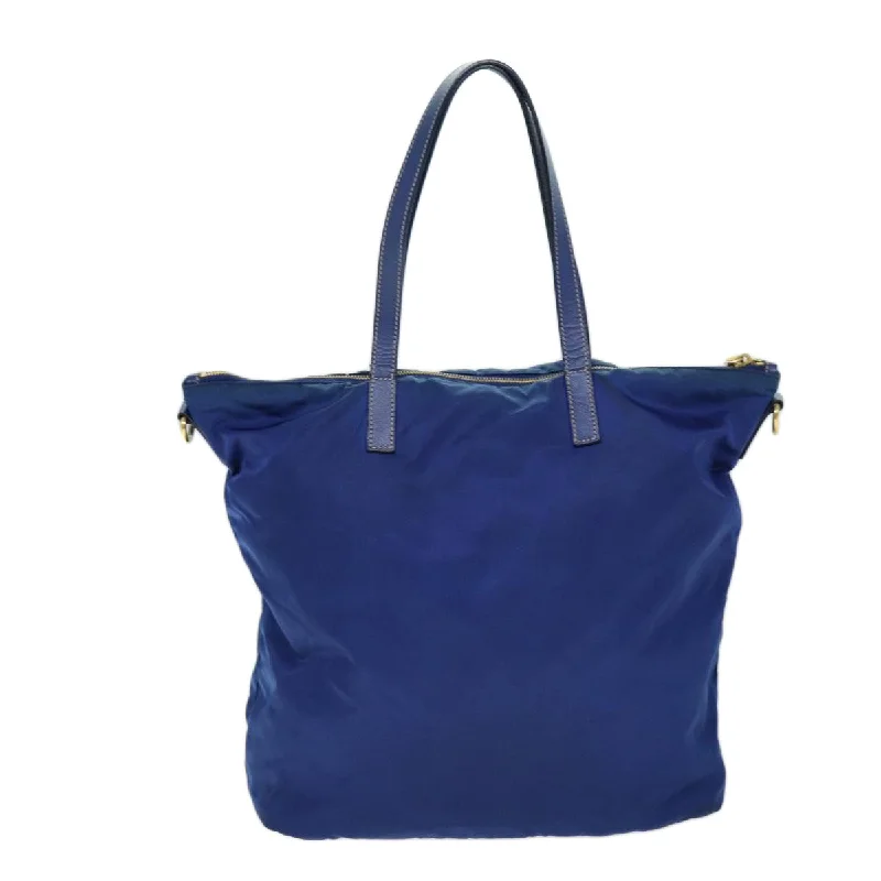 PRADA Tote Bag Nylon 2way Blue  bs14047