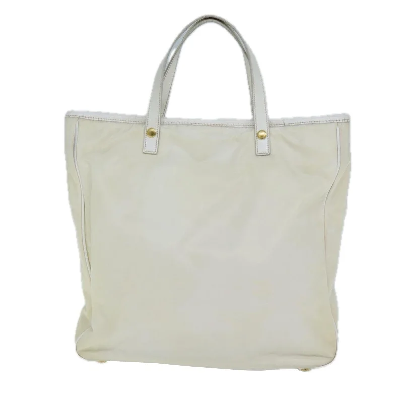 PRADA Tote Bag Nylon 2way White  73106