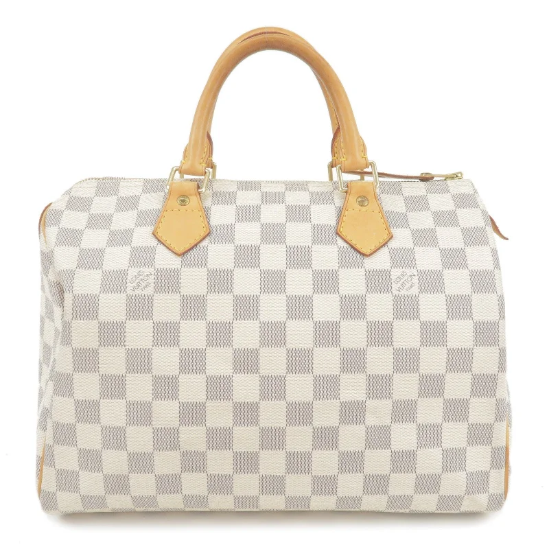 Louis Vuitton Damier Azur Speedy 30 Boston Hand Bag N41533