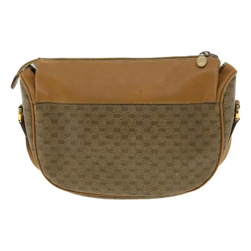 GUCCI Micro GG Canvas Shoulder Bag Brown 001580918  rd2931