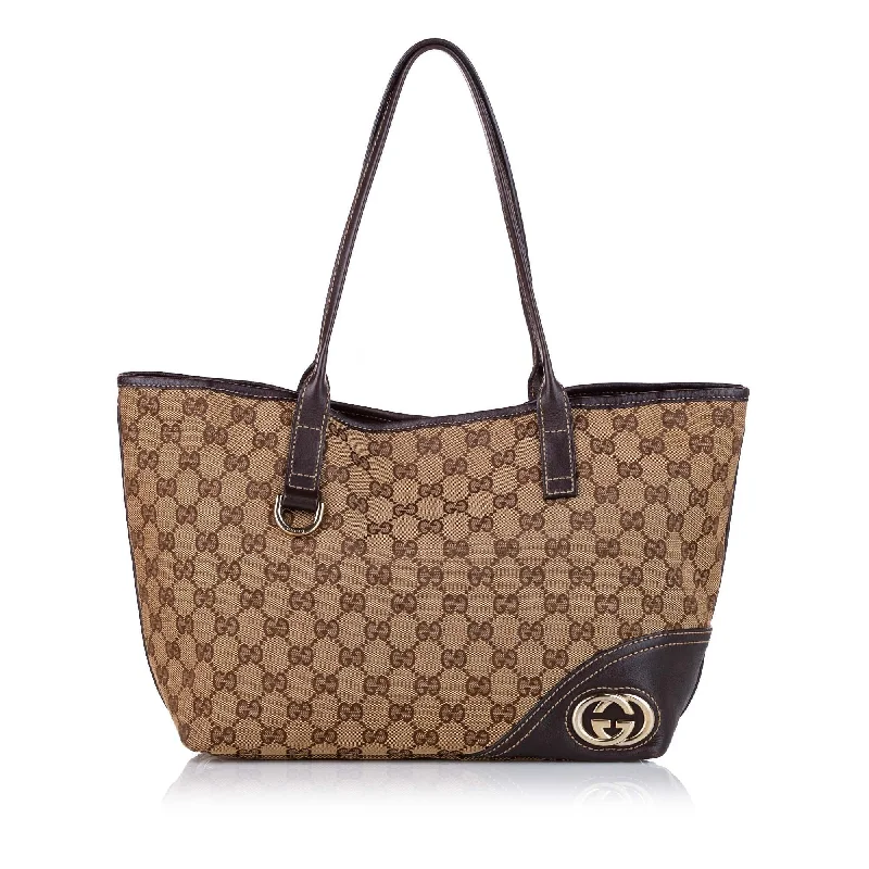 Gucci GG New Britt Canvas Tote Bag (SHG-20836)