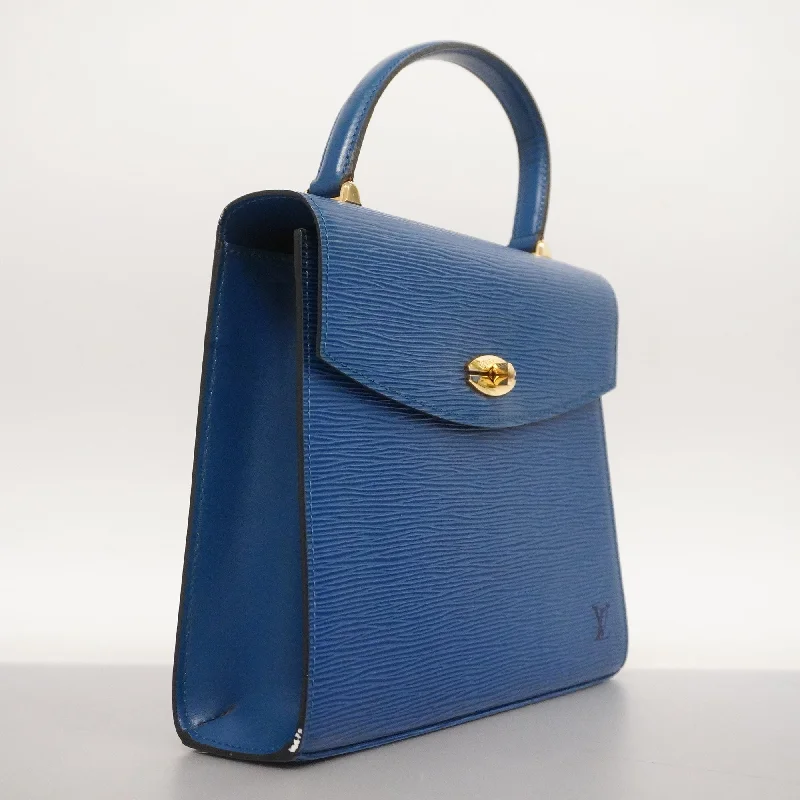 Louis VuittonAuth  Epi Marzelb Malesherbes M52375 Women's Handbag Toledo Blue