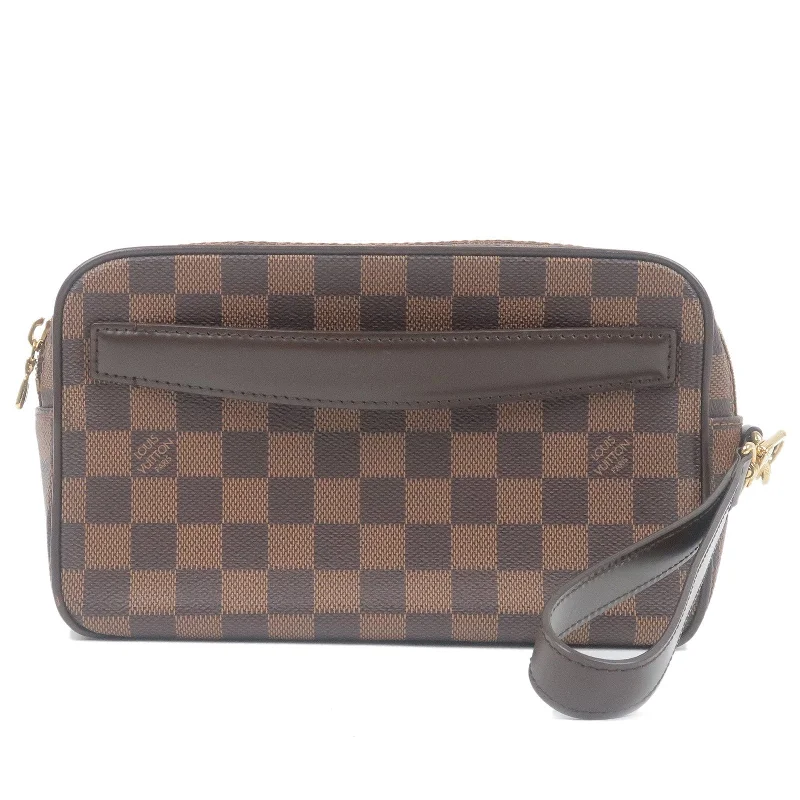 Louis Vuitton Damier Pochette Saint Paul Clutch Bag N41519