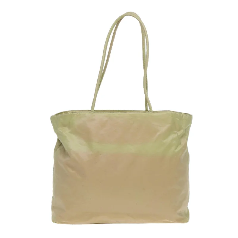 PRADA Tote Bag Nylon Beige  bs16147