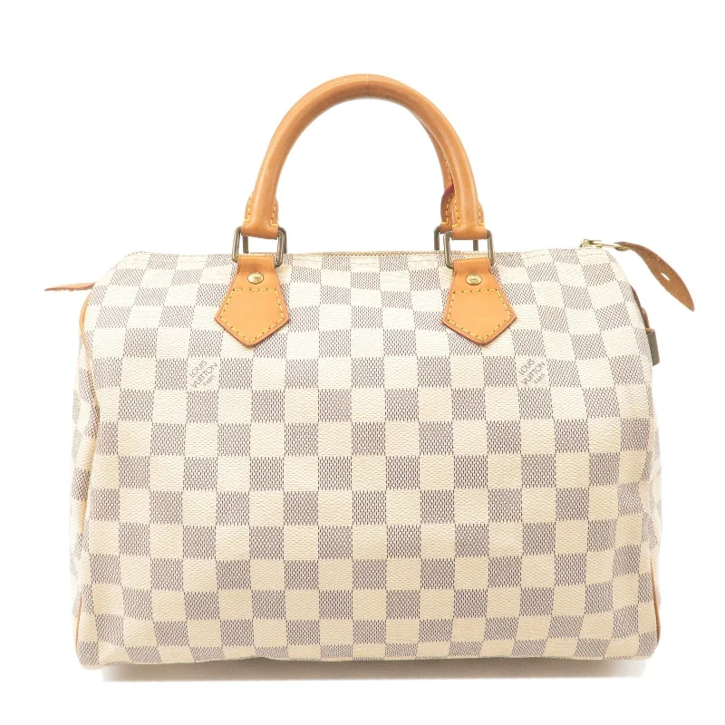 Louis Vuitton Damier Azur Speedy 30 Boston Hand Bag N41533