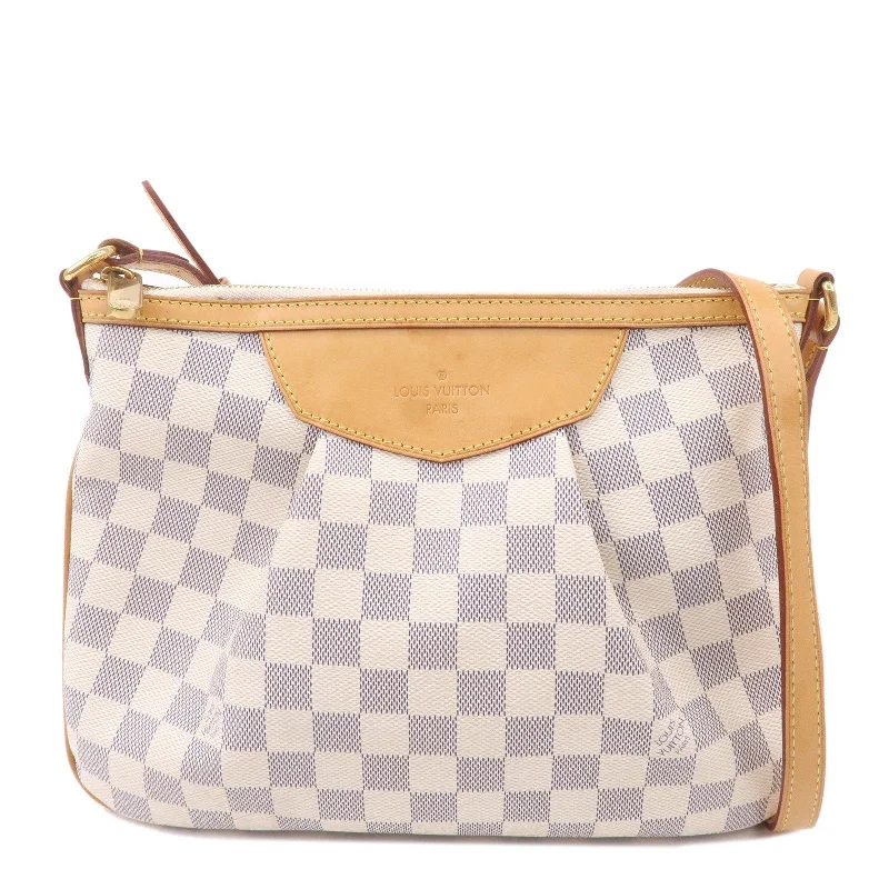 Louis Vuitton Damier Azur Siracusa PM Shoulder Bag M41113