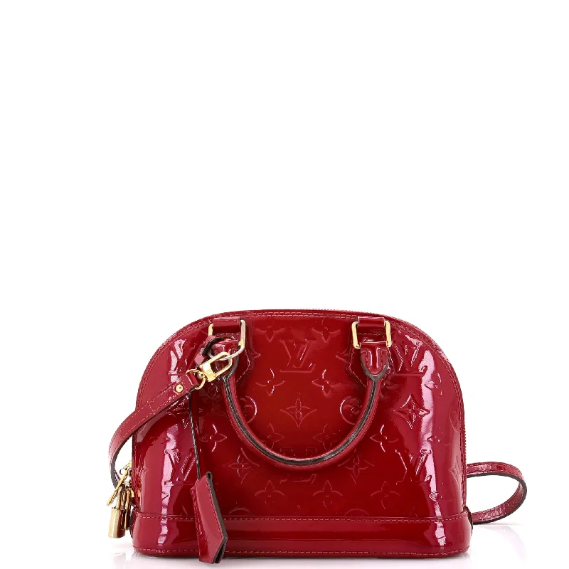 Alma Handbag Monogram Vernis BB