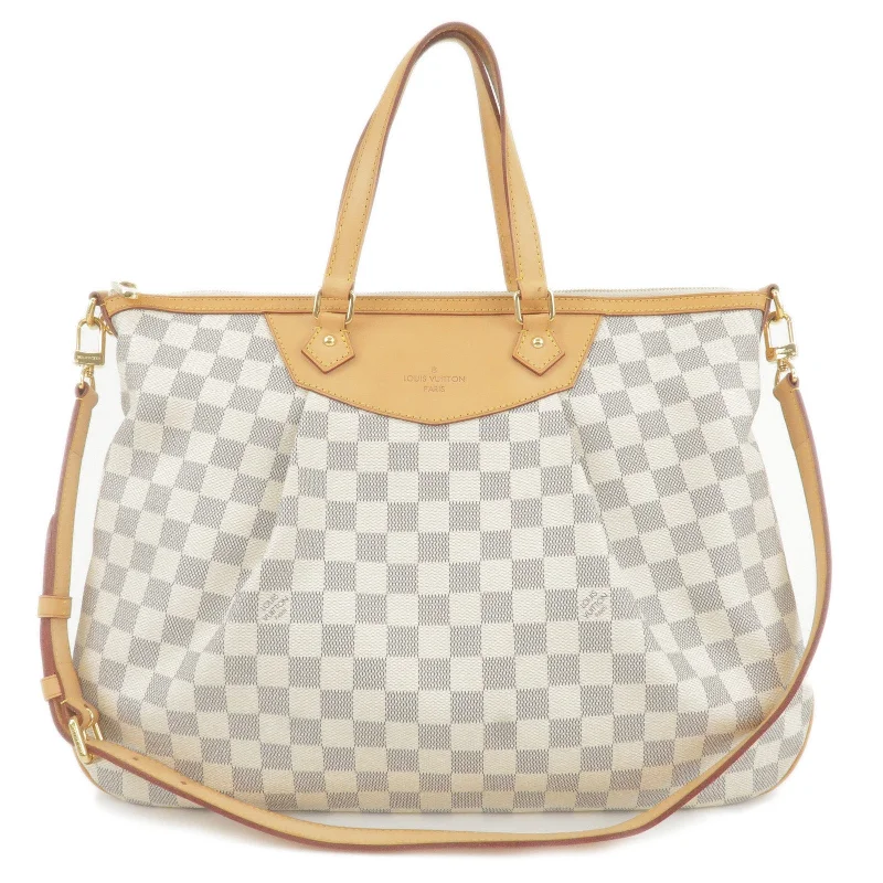 Louis Vuitton Damier Azur Siracusa GM Shoulder Bag N41111