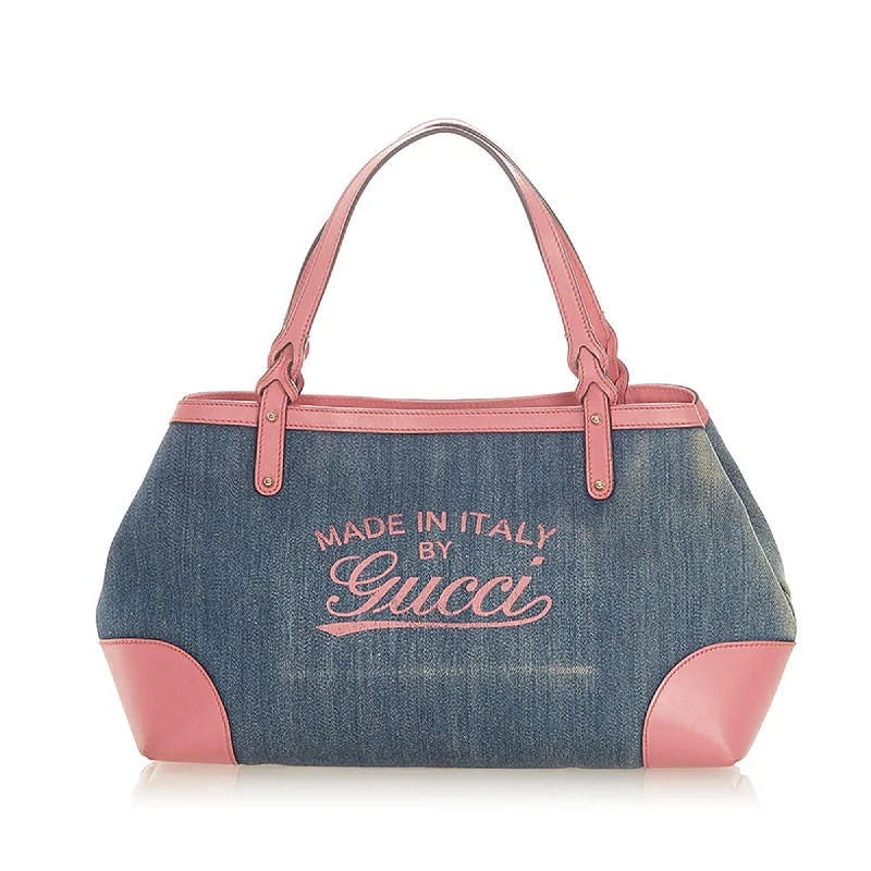 Gucci Craft Denim Tote Bag (SHG-19682)