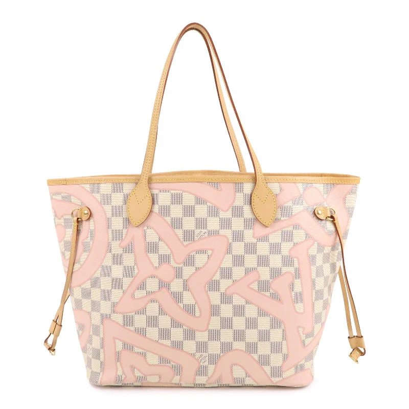 Louis Vuitton Damier Azur Tahiti Neverfull MM Tote Bag N41050