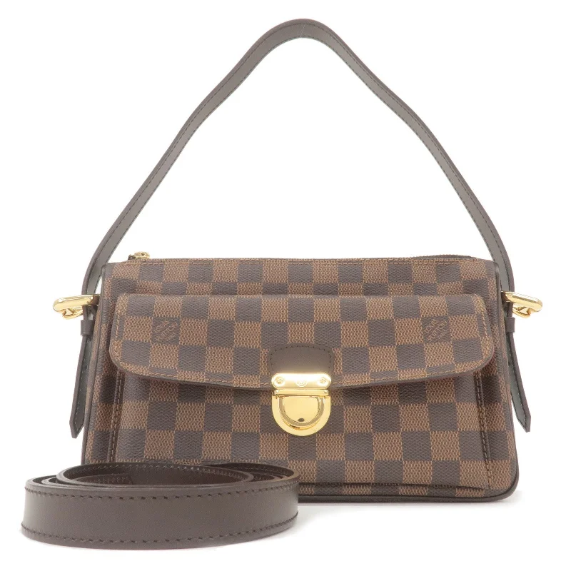 Louis Vuitton Damier Ravello GM Shoulder Bag Brown N60006