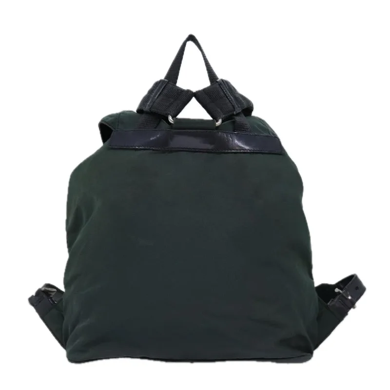 PRADA Backpack Nylon Green  73875