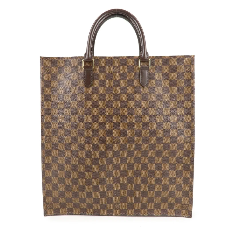 Louis Vuitton Damier Ebene Sac Pla Tote Bag Hand Bag N51140