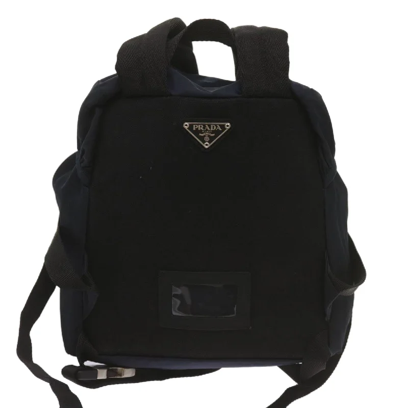 PRADA Backpack Nylon Navy  ki4230