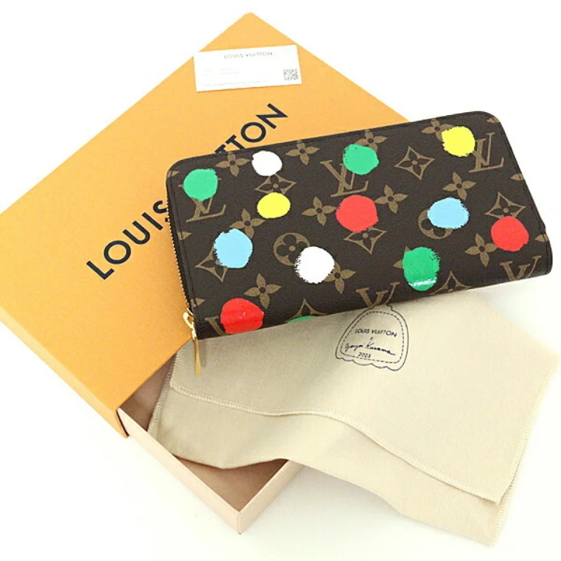 LOUIS VUITTON Yayoi Kusama LV × YK Zippy Round Long Wallet M81864