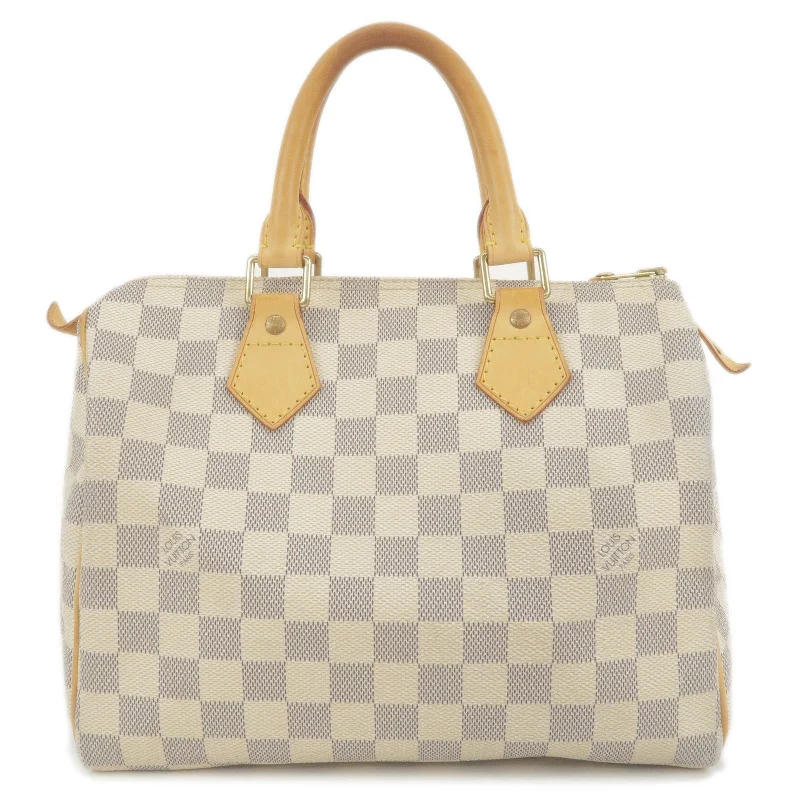 Louis Vuitton Damier Azur Speedy 25 Boston Hand Bag N41534