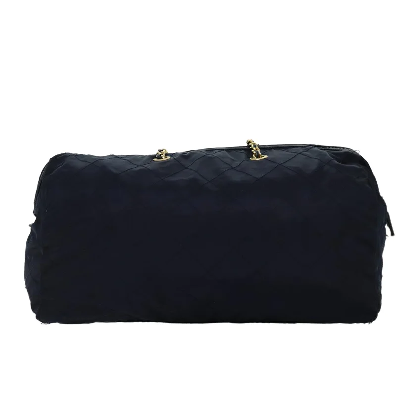 PRADA Boston Bag Nylon Navy  74102