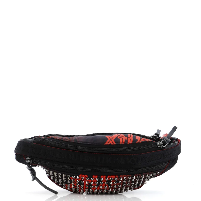 Paris NYC Waist Bag Spiked Nylon Small