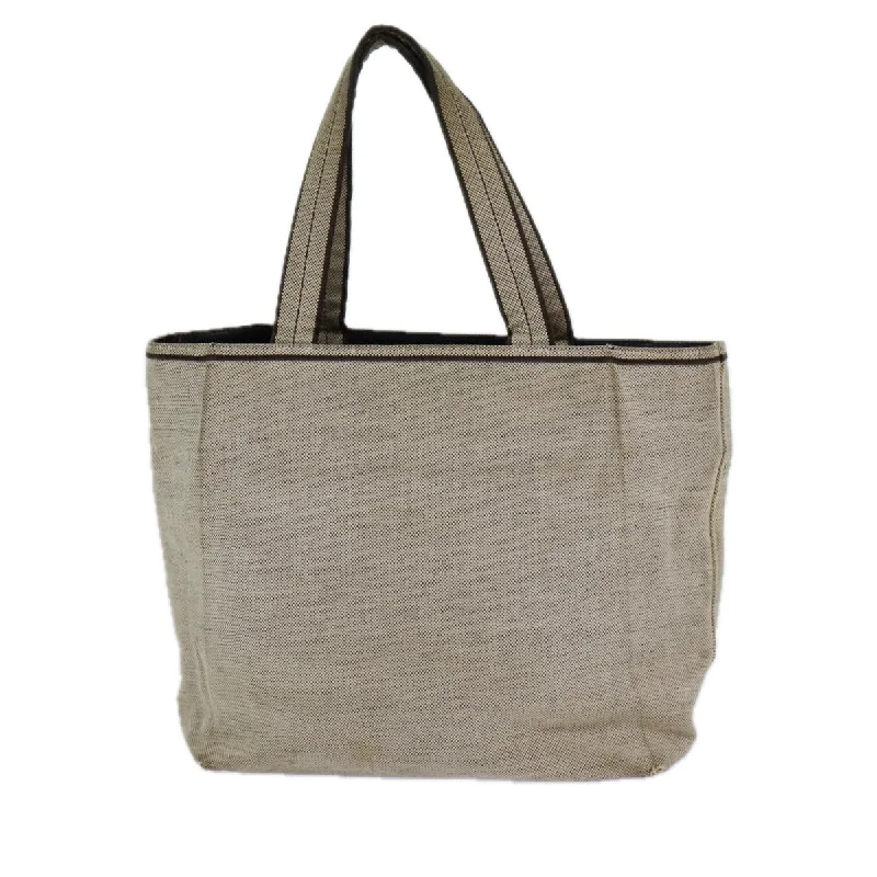 PRADA Tote Bag Canvas Gray  ar12035