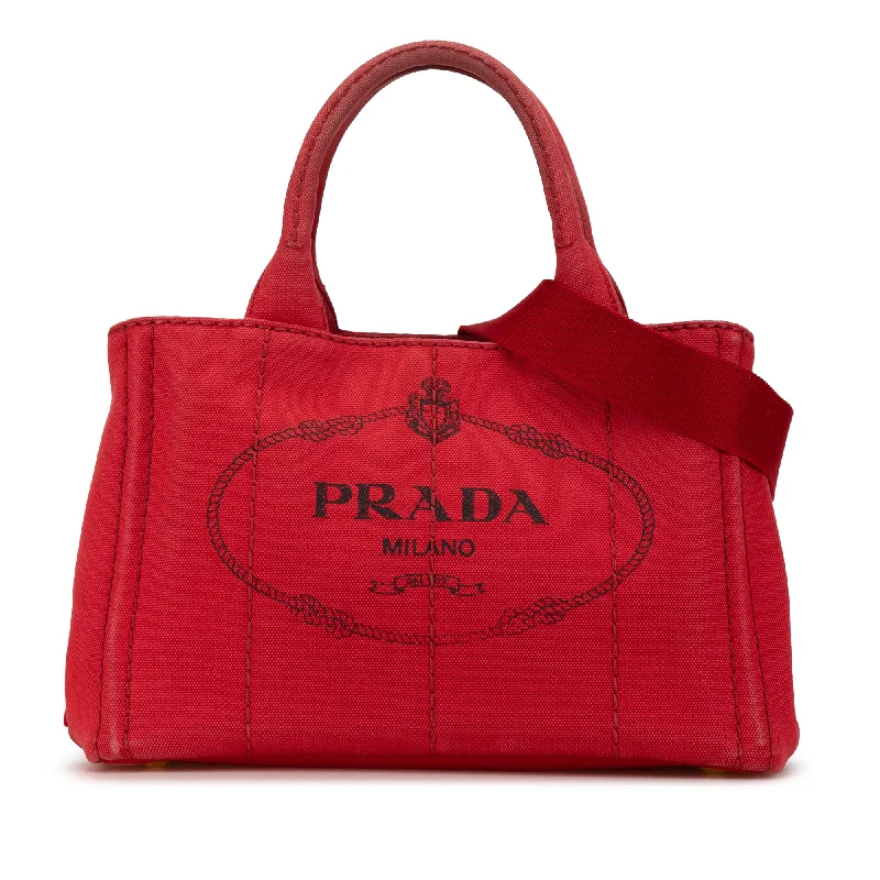 Red Prada Canapa Logo Satchel