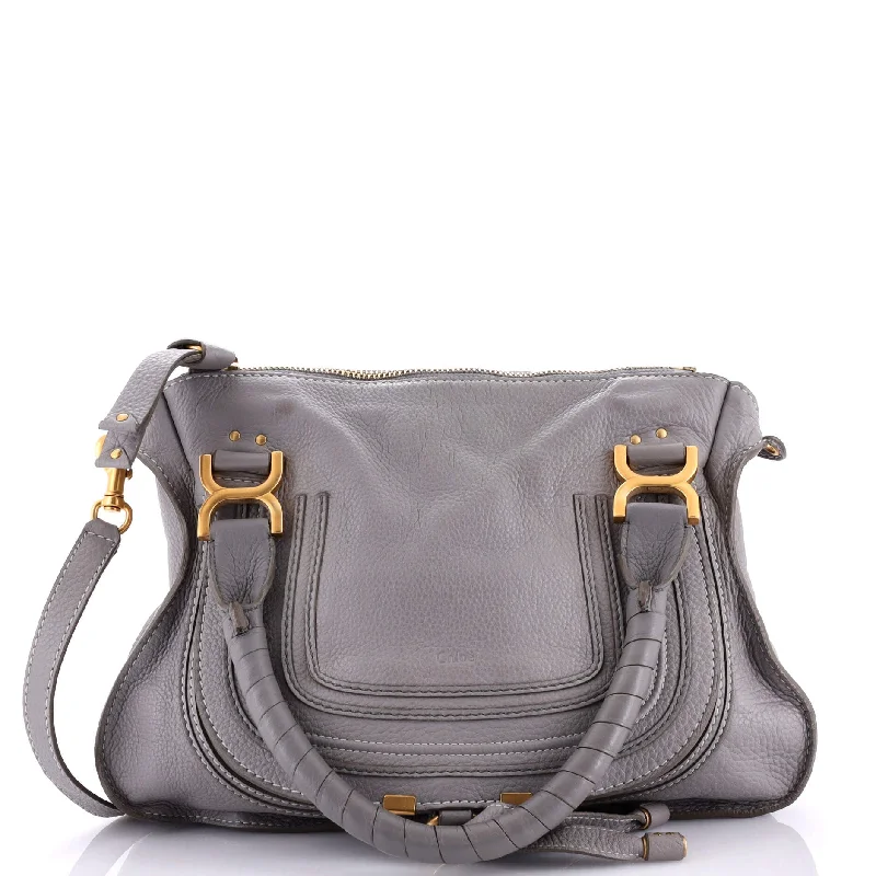 Marcie Satchel Leather Medium