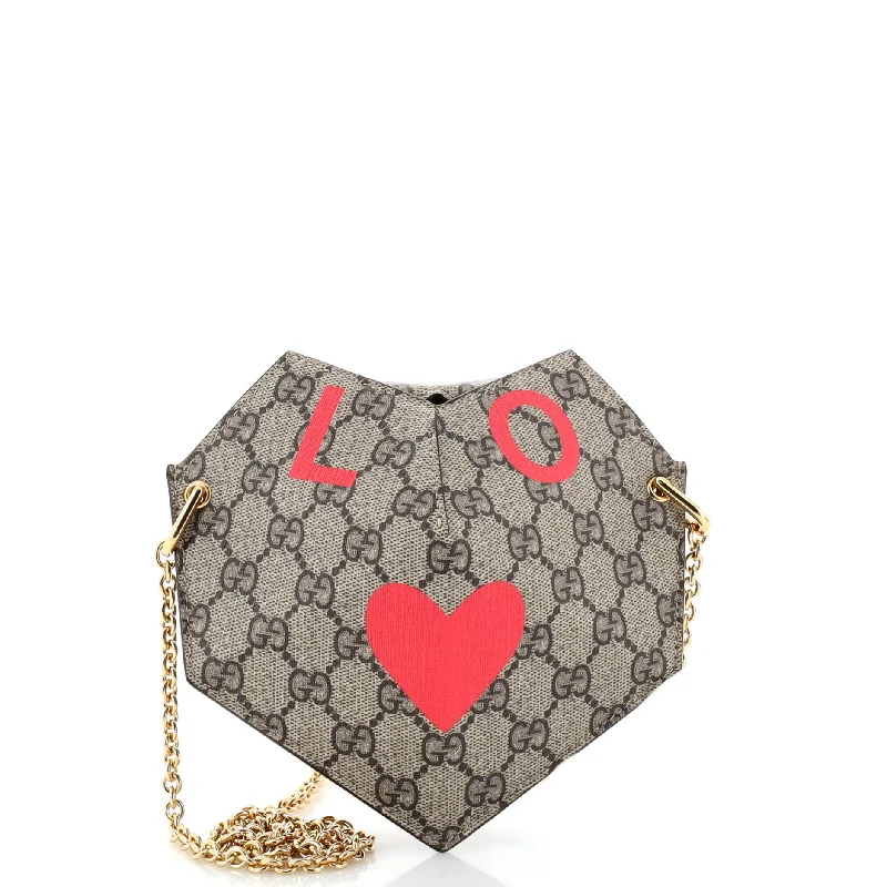 Gucci Valentine's Day Heart Bag Printed